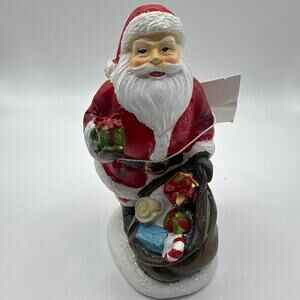 Santa Clause with sack of presants. Brand new Hobby Lobby Christmas figurine NWT